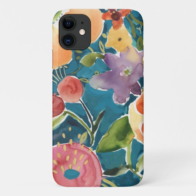 Capa Para iPhone 11 Florais Abundantes I (Verso)