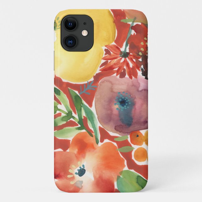 Capa Para iPhone 11 Florais Abundantes III (Verso)