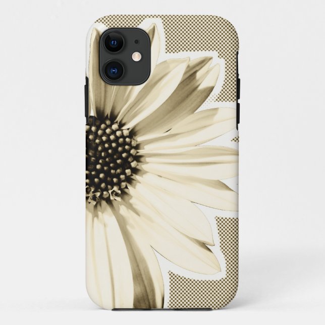 Capa Para iPhone 11 floral (Verso)