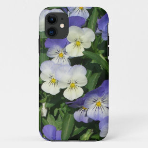 Capa Para iPhone 11 Floral de Jardim de Pânico Roxo