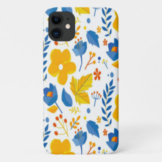 Capa Para iPhone 11 Floral de queda