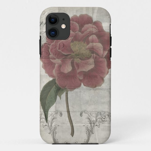 Capa Para iPhone 11 Floral III francês (Verso)