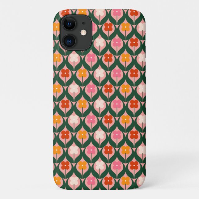 Capa Para iPhone 11 Flores (Verso)