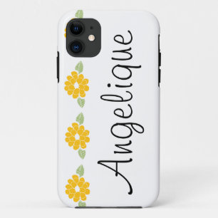 Capa Para iPhone 11 Flores amarelas conhecidas de Angelique
