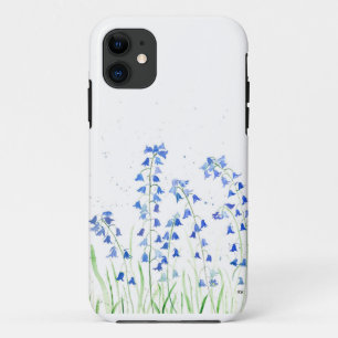 Capa Para iPhone 11 Flores azuis flores azuis macacão