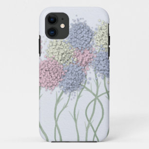 Capa Para iPhone 11 Flores bonito Coloridas de Pastel