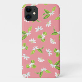 Capa Para iPhone 11 Flores brancas de naupaka havaianas