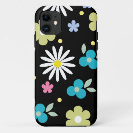 Capa Para iPhone 11 Flores Coloridas