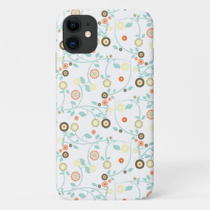 Capa Para iPhone 11 Flores Coloridas, Floral, Padrão De Flores