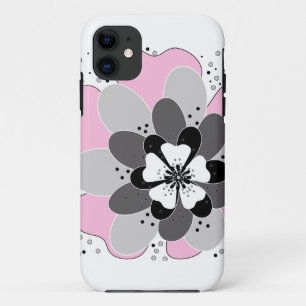 Capa Para iPhone 11 Flores cor-de-rosa primavera verão