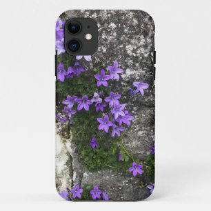 Capa Para iPhone 11 Flores da Campânia crescendo em uma parede