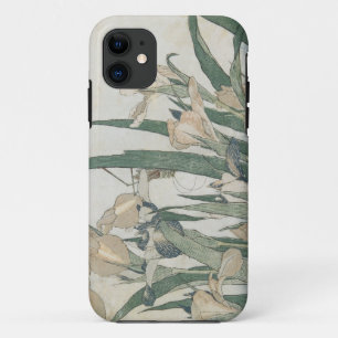 Capa Para iPhone 11 Flores da íris e gafanhoto, c.1830-31