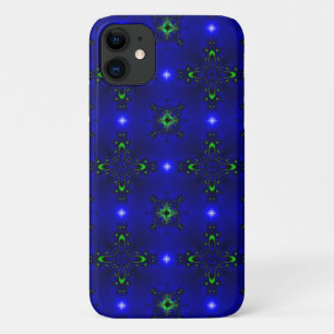 Capa Para iPhone 11 Flores de Artdeco no Estilo Retroativo