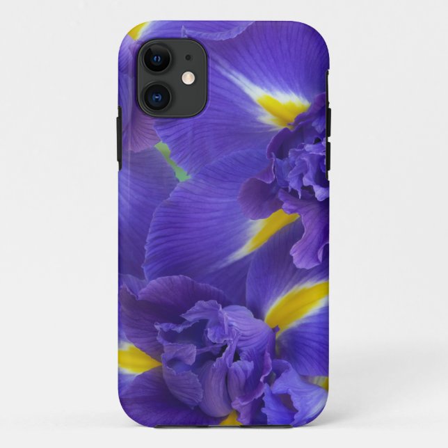 Capa Para iPhone 11 Flores de íris (Verso)