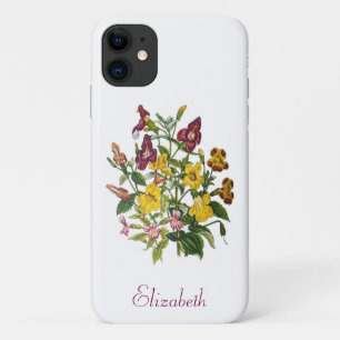 Capa Para iPhone 11 Flores de Macaco Personalizadas