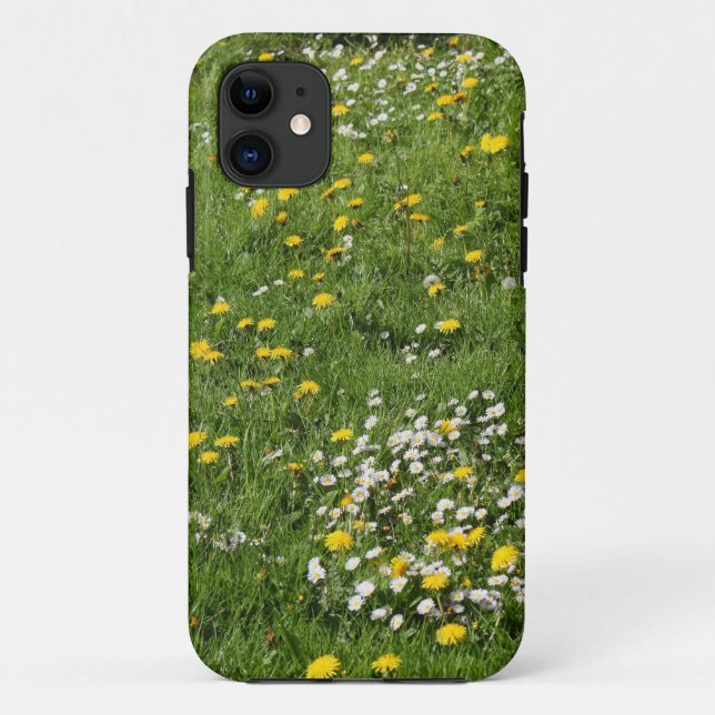 Capa Para iPhone 11 Flores de Prados (Verso)