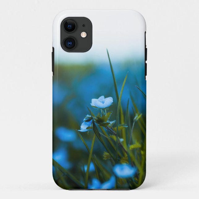 Capa Para iPhone 11 Flores de primavera no campo (Verso)