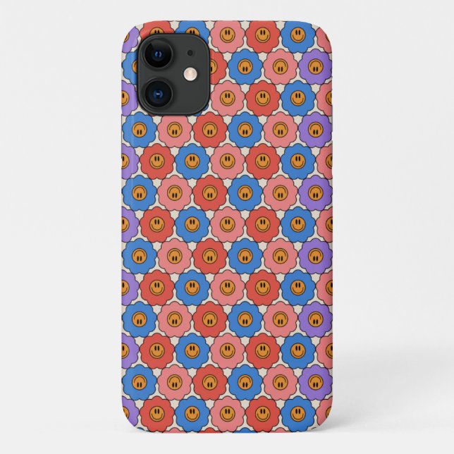 Capa Para iPhone 11 Flores de Sorriso (Verso)
