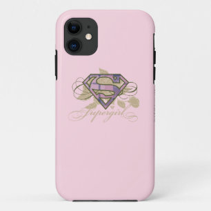 Capa Para iPhone 11 Flores de Supergirl