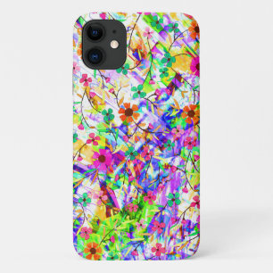Capa Para iPhone 11 Flores de verão mágicas, bonitas e coloridas