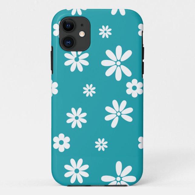 Capa Para iPhone 11 Flores e Petais 5 (Verso)