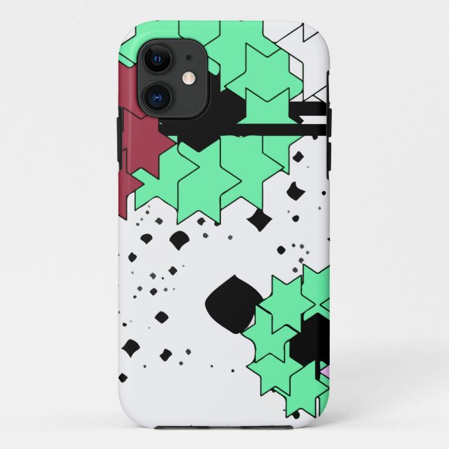 Capa Para iPhone 11 Flores estelares (Verso)