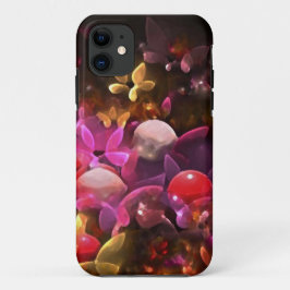 Capa Para iPhone 11 flores fantasia_iphone