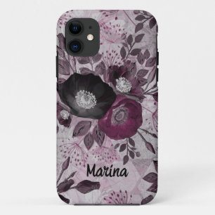 Capa Para iPhone 11 Flores impermeáveis.