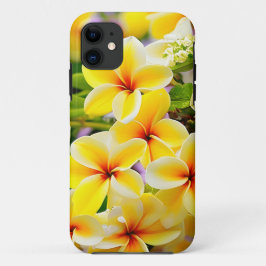 Capa Para iPhone 11 flores lilás amarelas