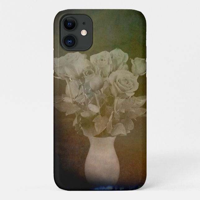 Capa Para iPhone 11 Flores que Nunca Desaparecem (Verso)