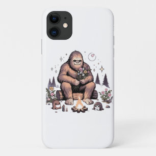 Capa Para iPhone 11 Flores Sasquatch Holding