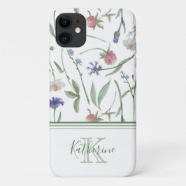 Capa Para iPhone 11 Flores silvestres de Densidade personalizadas