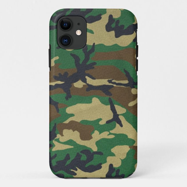 Capa Para iPhone 11 Floresta Camo (Verso)