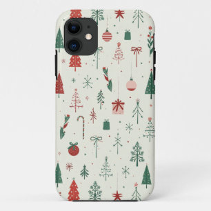 Capa Para iPhone 11 Floresta de Férias Escandinavas