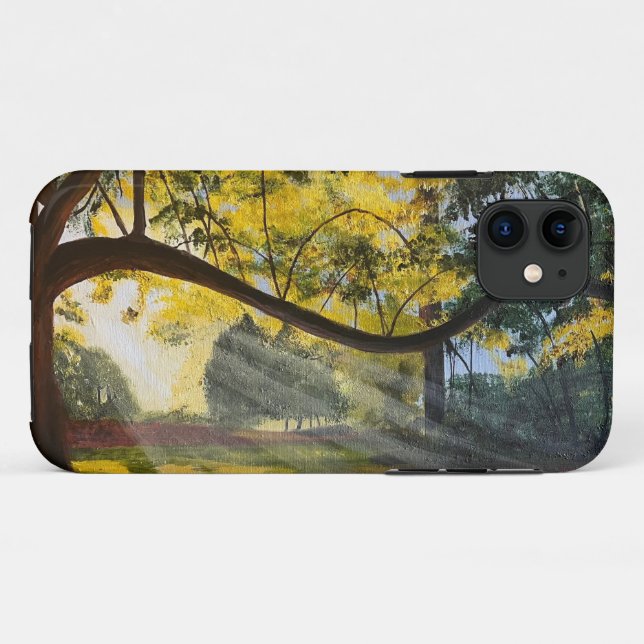 Capa Para iPhone 11 Floresta Encantada, por Gary Poling (Verso (horizontal))