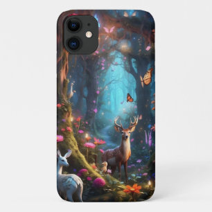 Capa Para iPhone 11 Floresta Encantada Um Oásis Místico
