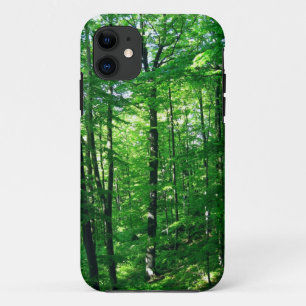 Capa Para iPhone 11 floresta verde