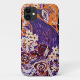 Capa Para iPhone 11 Flourish Floral Peacock