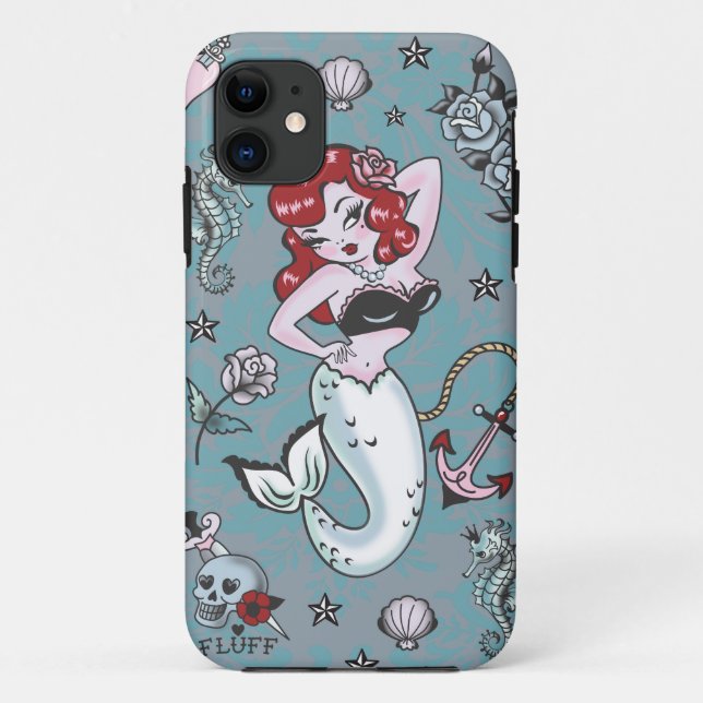 Capa Para iPhone 11 Fluff Molly Mermaid Iphone 5 case (Verso)
