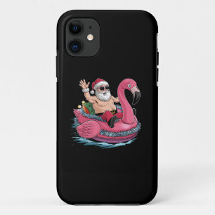 Capa Para iPhone 11 Flutuador Flamingo Natal Flutuante Natal Em Julho 