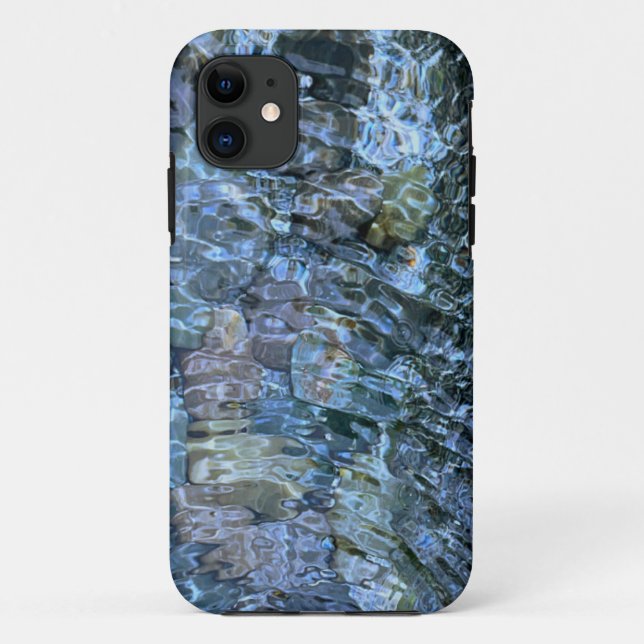 Capa Para iPhone 11 Fluxo hídrico rochoso fluvial ripplamento (Verso)