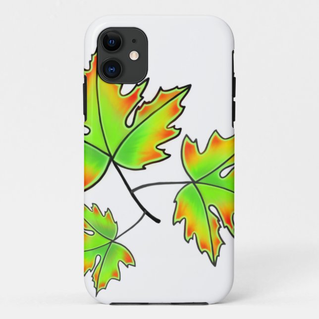 Capa Para iPhone 11 Folha de Maple (Verso)