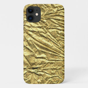 Capa Para iPhone 11 Folha de ouro brilhante