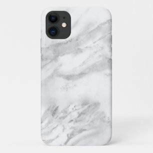Capa Para iPhone 11 Folha de prata elegante   Chic Marble