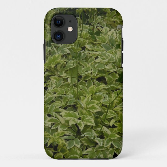 Capa Para iPhone 11 Folhagem (Verso)