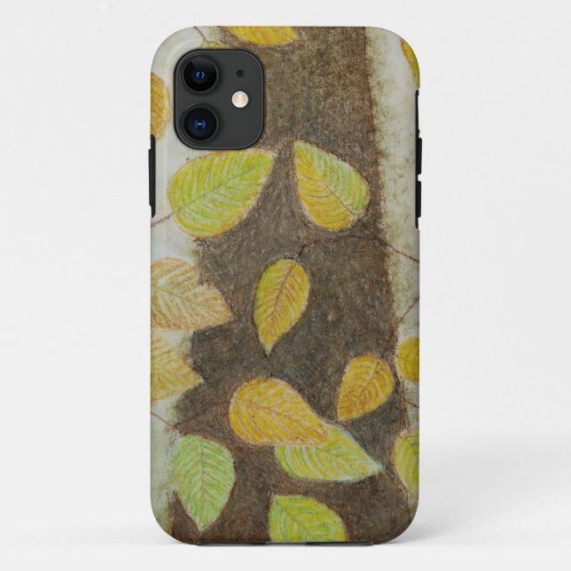 Capa Para iPhone 11 Folhas de Faia (Verso)
