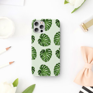 Capa Para iPhone 11 Folhas de Palma, Folhas Verdes, Padrão Tropical