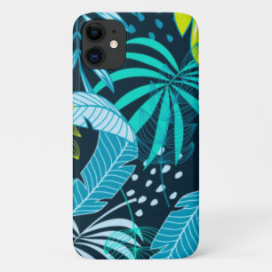 Capa Para iPhone 11 Folhas tropicais