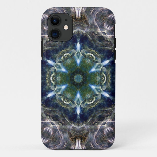 Capa Para iPhone 11 Folk Mandala (Verso)