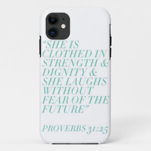 Capa Para iPhone 11 Força & dignidade (brancas)